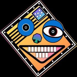 Oryginalny plakat abstrakcyjny Poniedziałek Sylwester Tarawski.