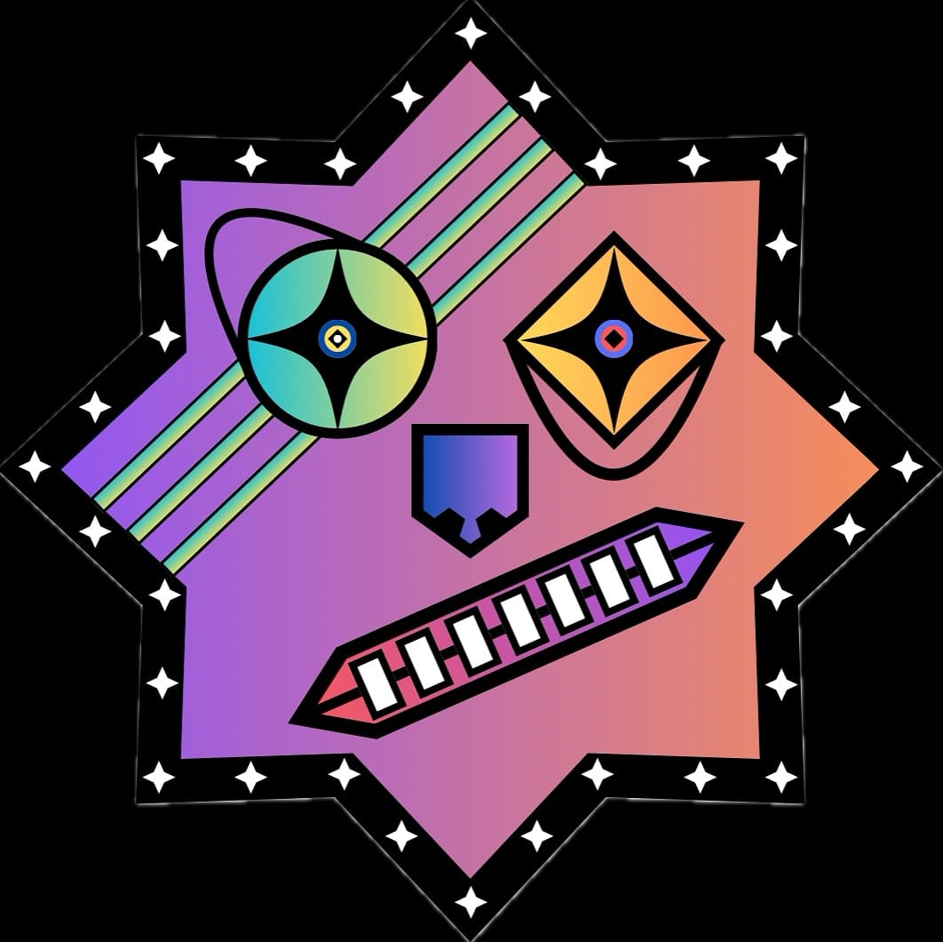 Plakat abstrakcyjny Modern Face Sylwester Tarawski